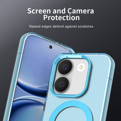 Coque MagSafe pour Xiaomi Poco X8 Pro, Techsuit, CandyCase, Bleue