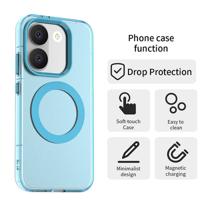 Coque MagSafe pour Xiaomi Poco X8 Pro, Techsuit, CandyCase, Bleue
