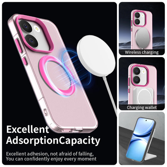 Coque MagSafe pour Xiaomi Poco X8 Pro, Techsuit, CandyCase, Rose