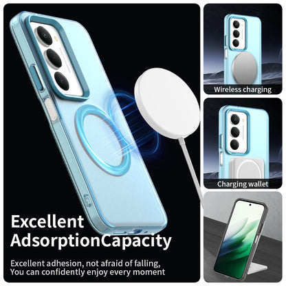 Housse MagSafe pour Xiaomi Redmi 15 5G / 15 4G, Techsuit, CandyCase, Bleue