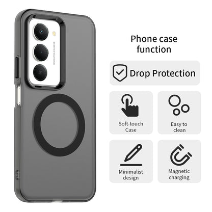 Housse MagSafe pour Xiaomi Redmi 15 5G / 15 4G, Techsuit, CandyCase, Noire