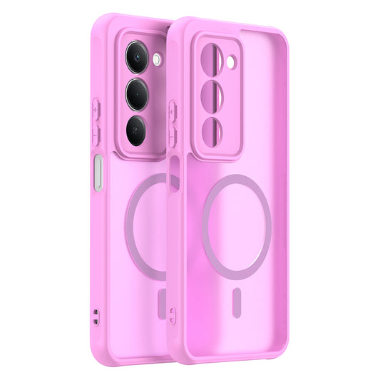 Étui MagSafe pour Xiaomi Redmi 15 5G / 15 4G, Techsuit, HaloFrost II, Rose