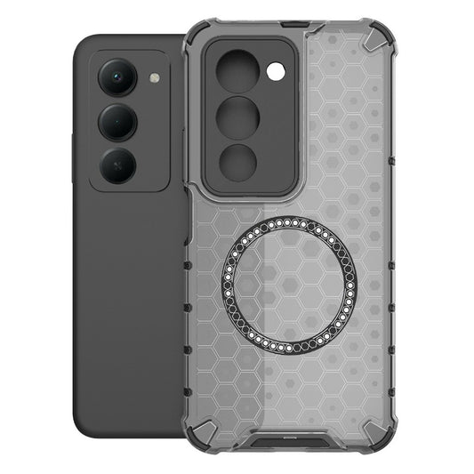 Étui MagSafe pour Xiaomi Redmi 15 5G / 15 4G, Techsuit, HoneyComb Shield, Noir