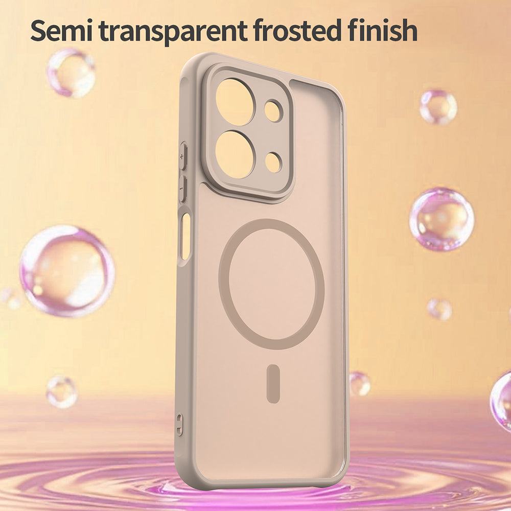 Étui MagSafe pour Xiaomi Redmi 15C 5G / 15C 4G, Techsuit, HaloFrost II, Doré