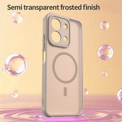 Étui MagSafe pour Xiaomi Redmi 15C 5G / 15C 4G, Techsuit, HaloFrost II, Doré