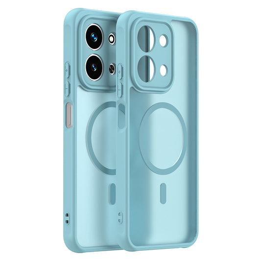 Étui MagSafe pour Xiaomi Redmi 15C 5G / 15C 4G, Techsuit, HaloFrost II, Vert Clair