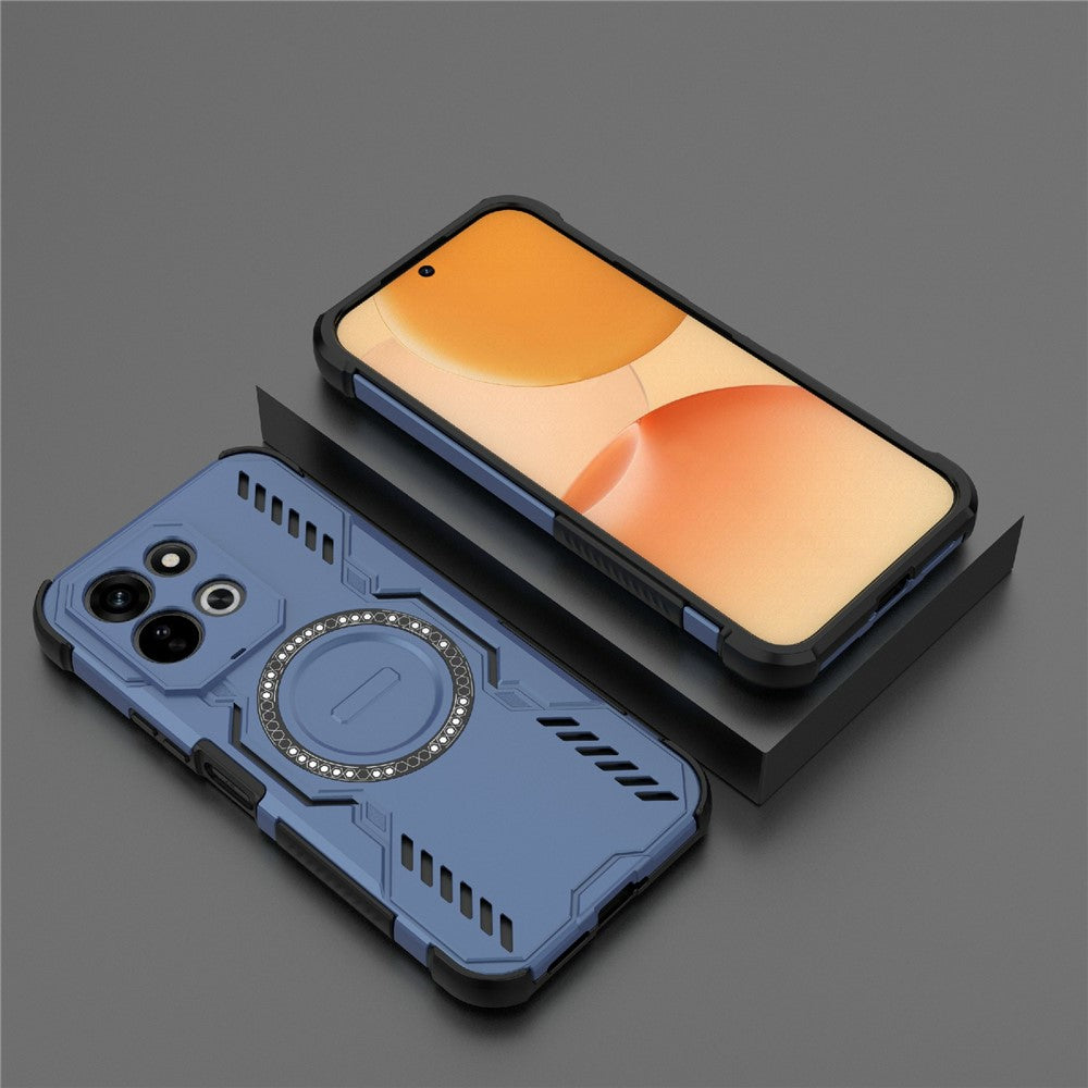 Coque MagSafe pour Xiaomi Redmi 17 5G / 17 4G, Techsuit, ArmorMag, bleue