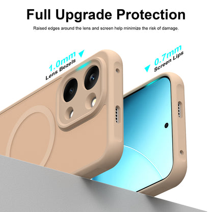 Coque MagSafe pour Xiaomi Redmi 17 5G / 17 4G, Techsuit, HaloFrost II, dorée