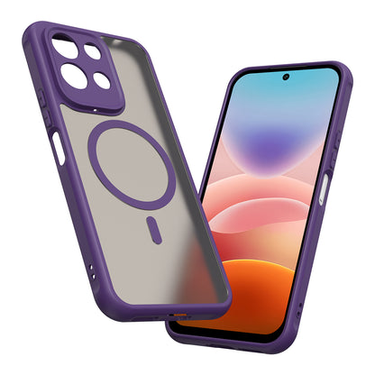 Coque MagSafe pour Xiaomi Redmi 17 5G / 17 4G, Techsuit, HaloFrost II, Violet