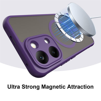 Coque MagSafe pour Xiaomi Redmi 17 5G / 17 4G, Techsuit, HaloFrost II, Violet