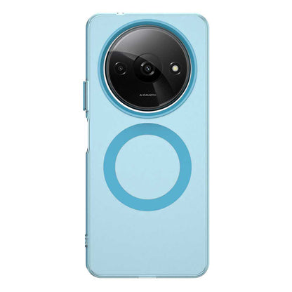 Coque MagSafe pour Xiaomi Redmi A3x / A3, Techsuit, CandyCase, Bleue