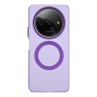 Coque MagSafe pour Xiaomi Redmi A3x / A3, Techsuit, CandyCase, Violet