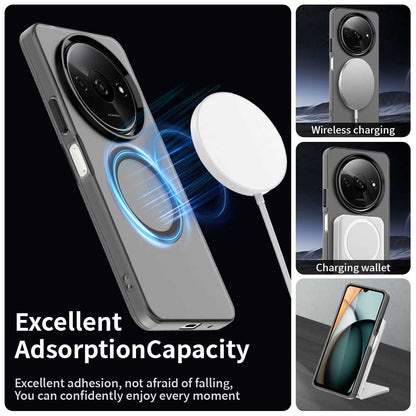 Coque MagSafe pour Xiaomi Redmi A3x / A3, Techsuit, CandyCase, Noire