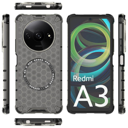 MagSafe Case for Xiaomi Redmi A3x / A3, Techsuit, HoneyComb Shield, Black