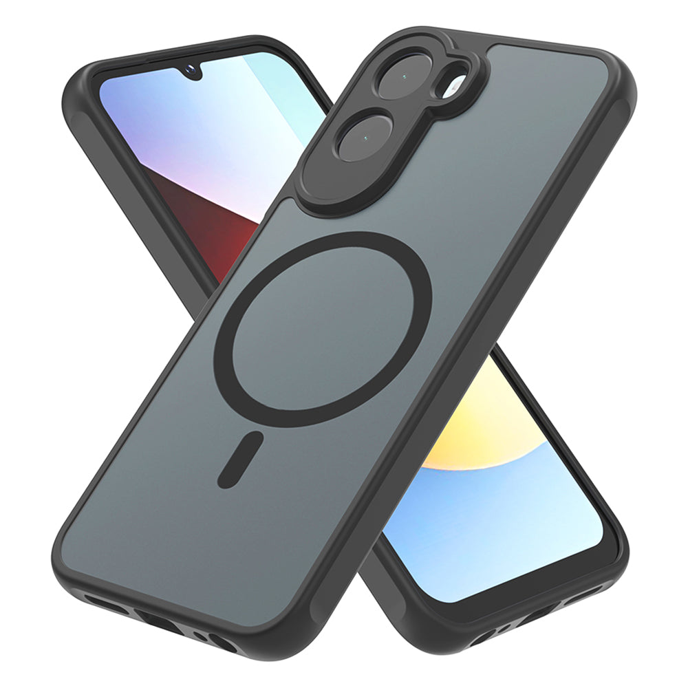 Coque MagSafe pour Xiaomi Redmi A7 Pro 4G, Techsuit, HaloFrost II, Noire
