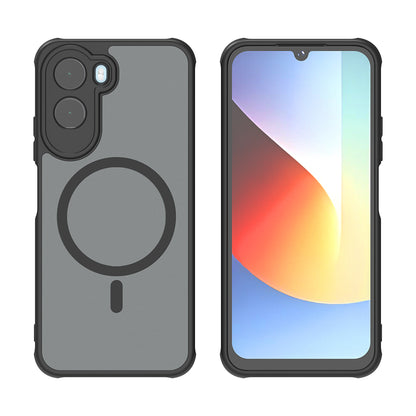 Coque MagSafe pour Xiaomi Redmi A7 Pro 4G, Techsuit, HaloFrost II, Noire
