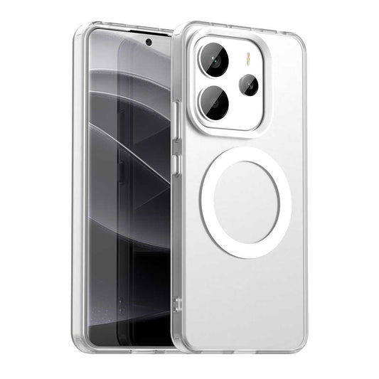 Coque MagSafe pour Xiaomi Redmi Note 14 4G (Régional), Techsuit, CandyCase, Blanche