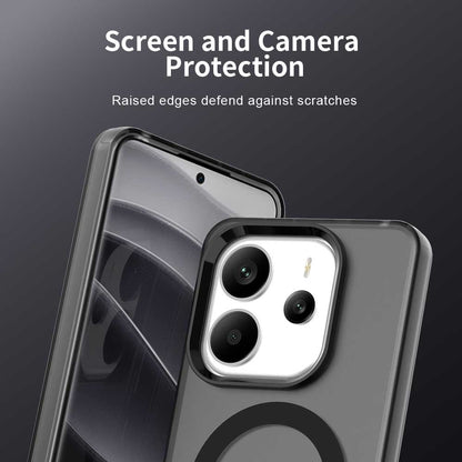 MagSafe Case for Xiaomi Redmi Note 14 4G (Standard), Techsuit, CandyCase, Black