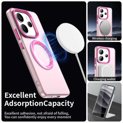 Coque MagSafe pour Xiaomi Redmi Note 14 4G (Standard), Techsuit, CandyCase, Rose
