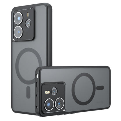 Coque MagSafe pour Xiaomi Redmi Note 14 4G (Standard), Techsuit, PureFrost, Noire