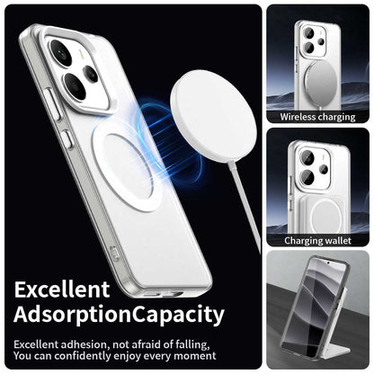 Coque MagSafe pour Xiaomi Redmi Note 14 5G, Techsuit, CandyCase, Blanche