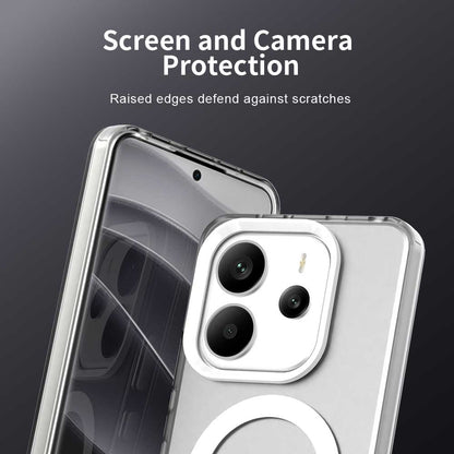 Coque MagSafe pour Xiaomi Redmi Note 14 5G, Techsuit, CandyCase, Blanche