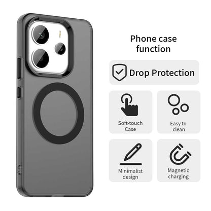Coque MagSafe pour Xiaomi Redmi Note 14 5G, Techsuit, CandyCase, Noire