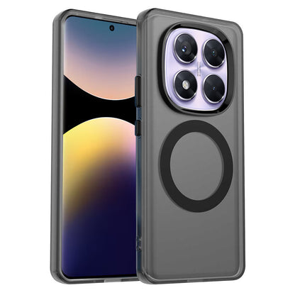 Coque MagSafe pour Xiaomi Redmi Note 14 Pro 4G, Techsuit, CandyCase, Noire