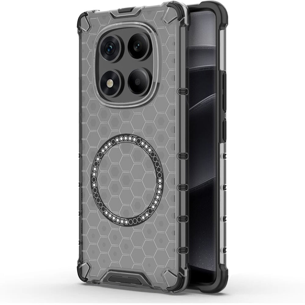 MagSafe Case for Xiaomi Redmi Note 14 Pro 4G, Techsuit, HoneyComb Shield, Black