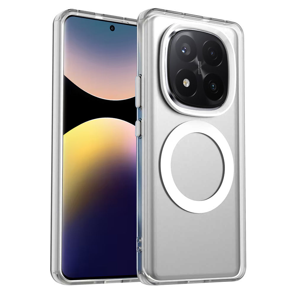 Coque MagSafe pour Xiaomi Redmi Note 14 Pro+ 5G, Techsuit, CandyCase, Blanche