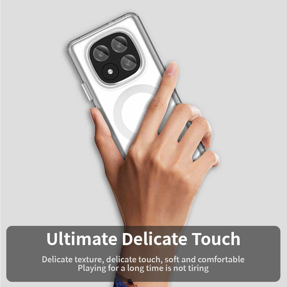 Coque MagSafe pour Xiaomi Redmi Note 14 Pro+ 5G, Techsuit, CandyCase, Blanche