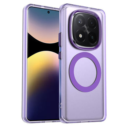 Coque MagSafe pour Xiaomi Redmi Note 14 Pro+ 5G, Techsuit, CandyCase, Violet