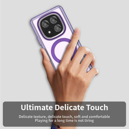 Coque MagSafe pour Xiaomi Redmi Note 14 Pro+ 5G, Techsuit, CandyCase, Violet