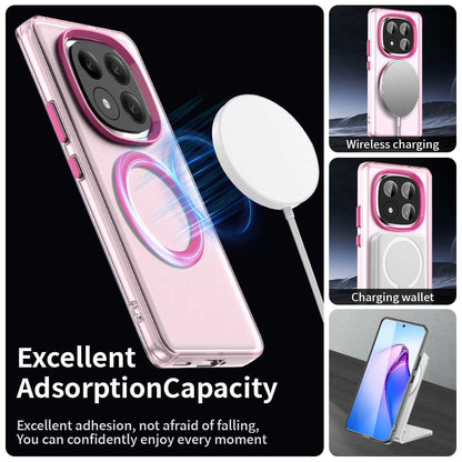 Coque MagSafe pour Xiaomi Redmi Note 14 Pro+ 5G, Techsuit, CandyCase, Rose