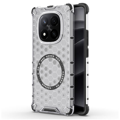 Coque MagSafe pour Xiaomi Redmi Note 14 Pro+ 5G, Techsuit, HoneyComb Shield, Blanche