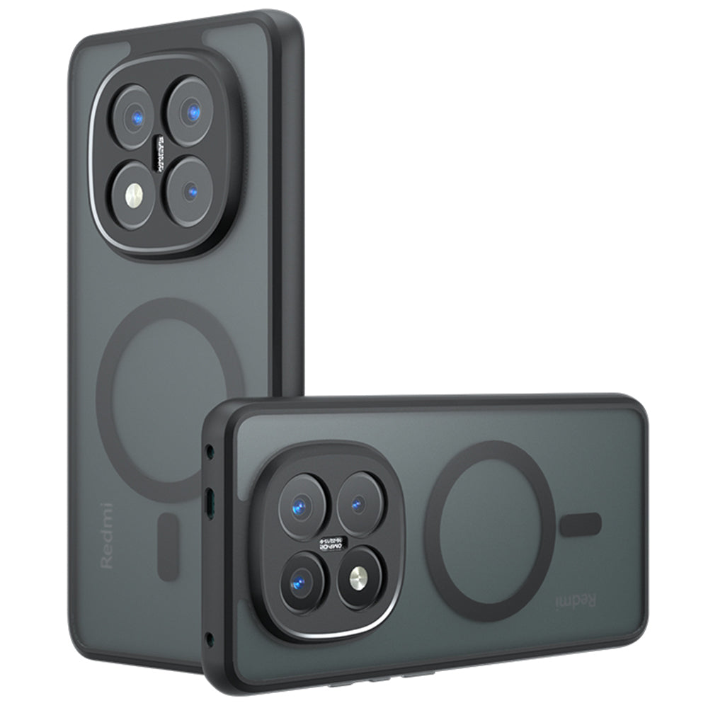 MagSafe Case for Xiaomi Redmi Note 14 Pro+ 5G, Techsuit, PureFrost, Satin Black