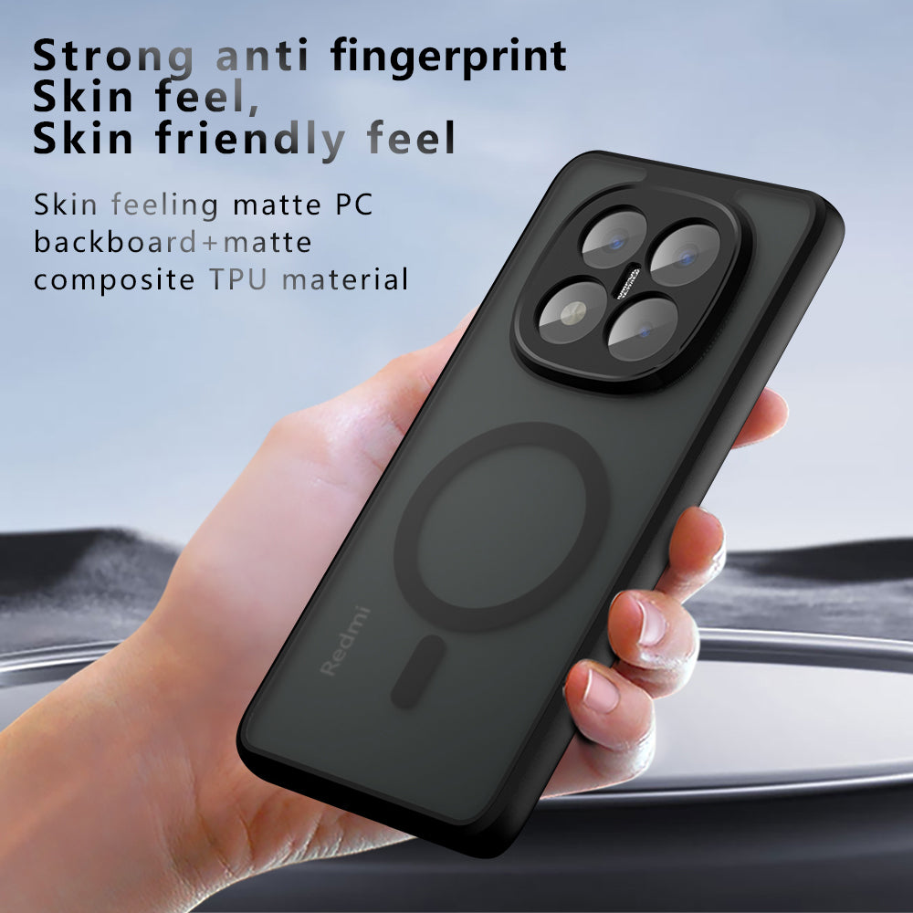 MagSafe Case for Xiaomi Redmi Note 14 Pro+ 5G, Techsuit, PureFrost, Satin Black
