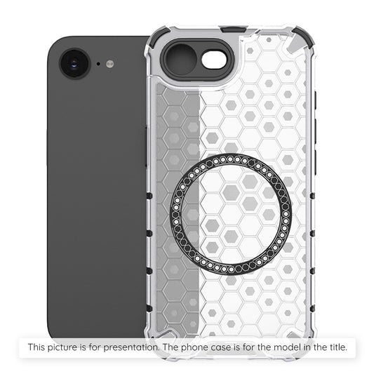 Coque MagSafe pour Xiaomi Redmi Note 14S, Techsuit, HoneyComb Shield, Blanche