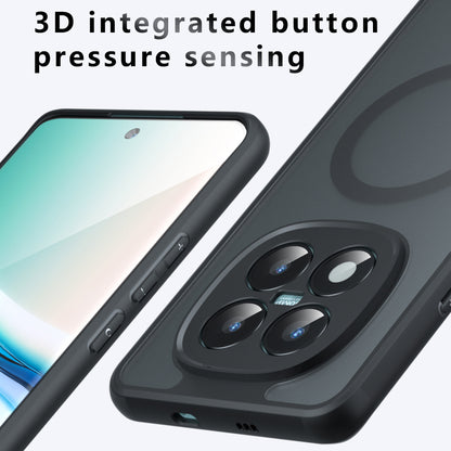 Étui MagSafe pour Xiaomi Redmi Note 15 Pro 4G, Techsuit, PureFrost, Noir Satiné