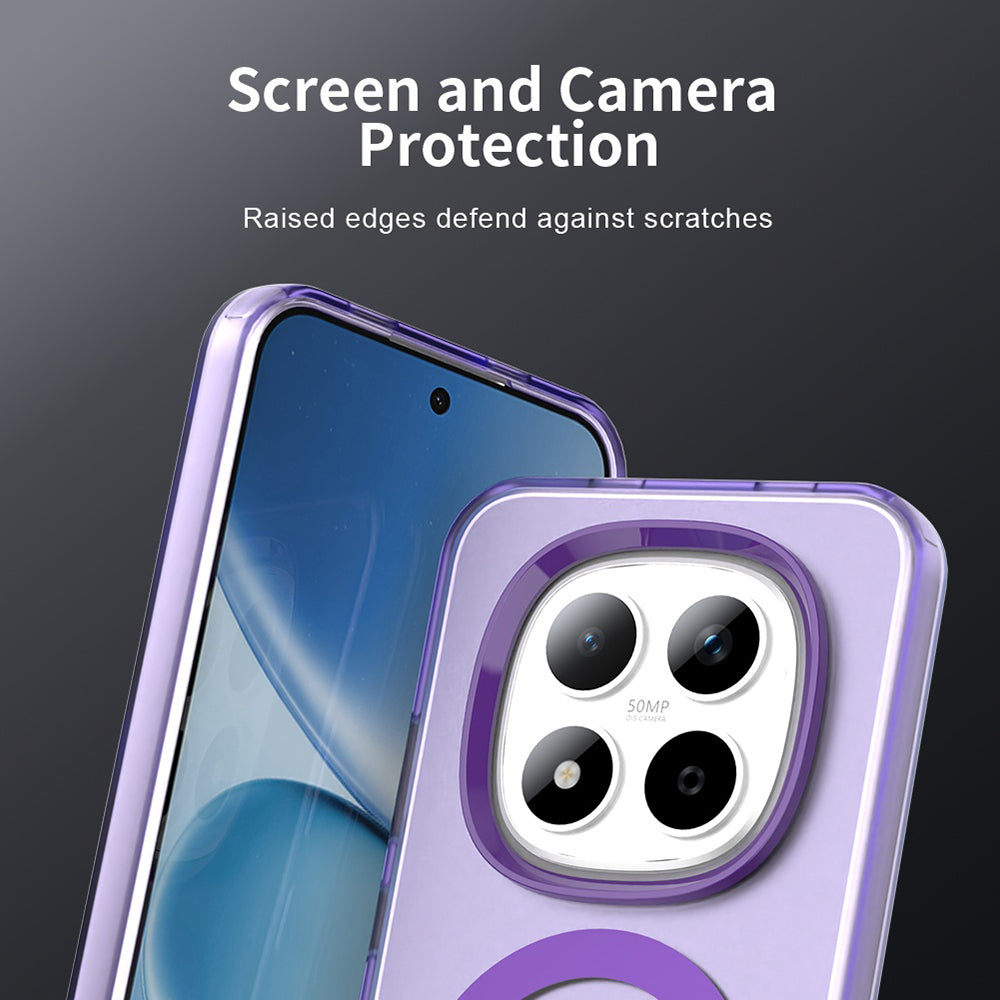 Étui MagSafe pour Xiaomi Redmi Note 15 Pro 5G, Techsuit, CandyCase, Violet