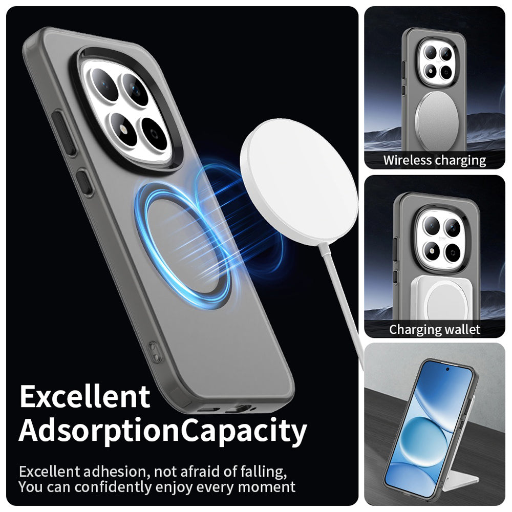 Étui MagSafe pour Xiaomi Redmi Note 15 Pro 5G, Techsuit, CandyCase, Noir