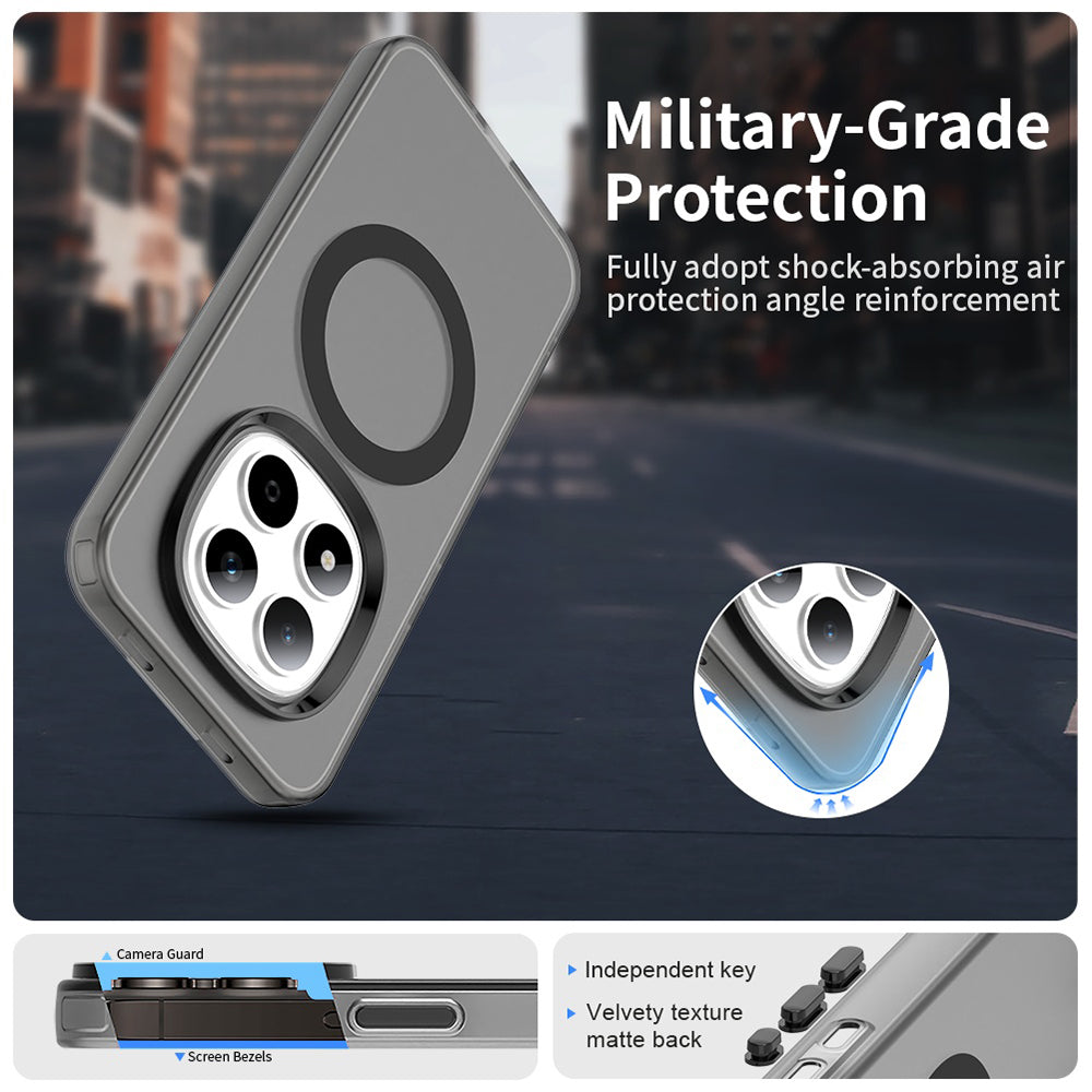 Étui MagSafe pour Xiaomi Redmi Note 15 Pro 5G, Techsuit, CandyCase, Noir