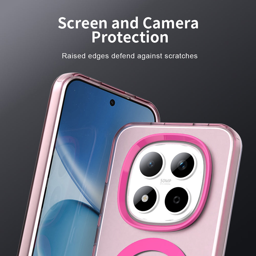 Étui MagSafe pour Xiaomi Redmi Note 15 Pro 5G, Techsuit, CandyCase, Rose