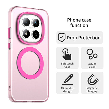 Étui MagSafe pour Xiaomi Redmi Note 15 Pro 5G, Techsuit, CandyCase, Rose