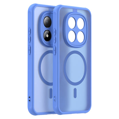 Étui MagSafe pour Xiaomi Redmi Note 15 Pro 5G, Techsuit, HaloFrost II, Bleu