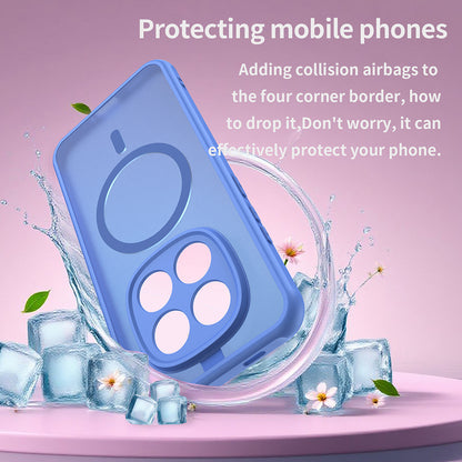 Étui MagSafe pour Xiaomi Redmi Note 15 Pro 5G, Techsuit, HaloFrost II, Bleu