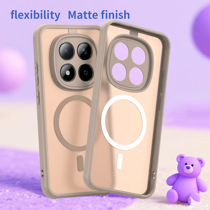 MagSafe Case for Xiaomi Redmi Note 15 Pro 5G, Techsuit, HaloFrost II, Gold