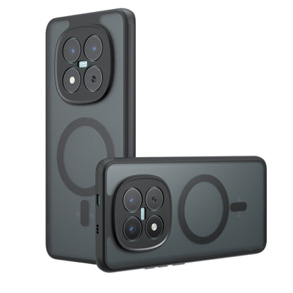 Étui MagSafe pour Xiaomi Redmi Note 15 Pro 5G, Techsuit, PureFrost, Noir Satiné