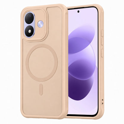 Coque MagSafe pour Xiaomi Redmi Note 17 4G / Note 17 5G, Techsuit, HaloFrost II, dorée