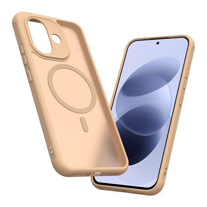 Coque MagSafe pour Xiaomi Redmi Note 17 4G / Note 17 5G, Techsuit, HaloFrost II, dorée
